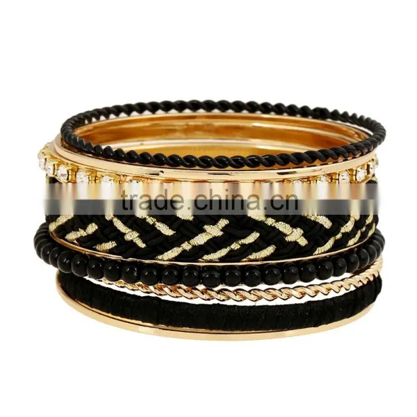 Fashion Full Pearl Rhinestone Open Wide Bracelet Lady Alloy Cuff Bangles photo-5