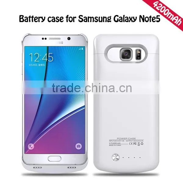 4200mAh External Battery Backup Charge Power Case Cover For Samsung Galaxy Note 5 photo-5