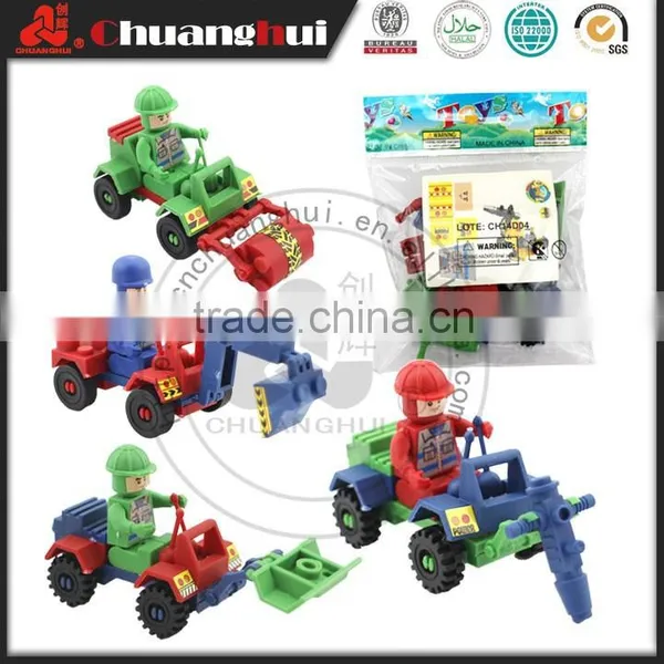 Intelligence Toy Building Block Engineering truck