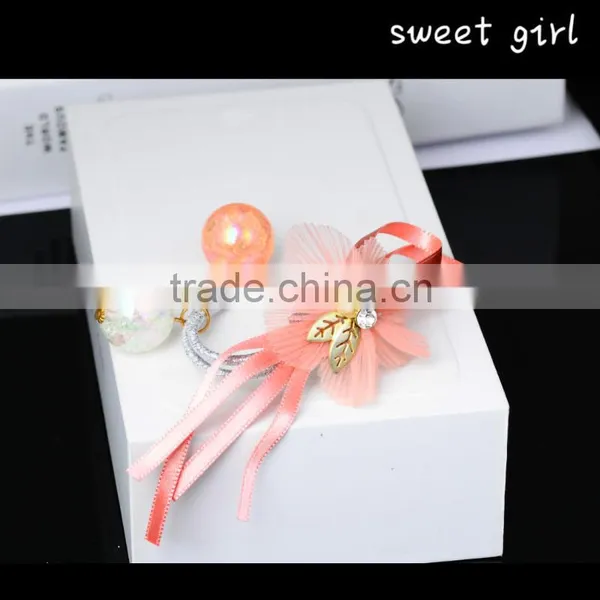 Square Crystal Ponytail Holder Rhinestone Elastic Hair Rope F109 photo-2