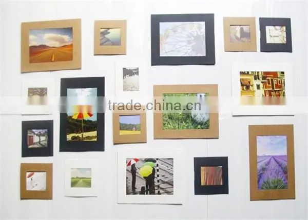 Colourful Paper Picture Frames Hanging Over at the Wall photo-4