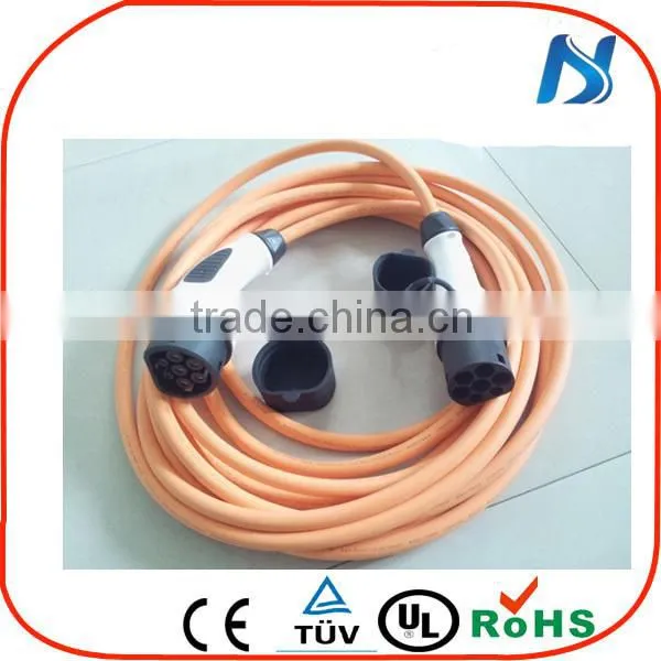ev Charging Station AC Charger Iec 62196 Extension Cord Type 2 to Type 2 Electric Cable photo-2