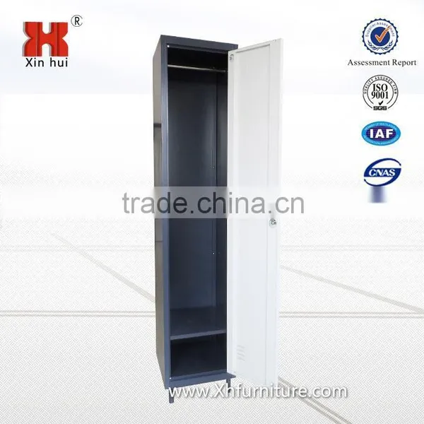High Quality Single Door Staff Clothes Locker Metal Closet Wardrobe photo-3