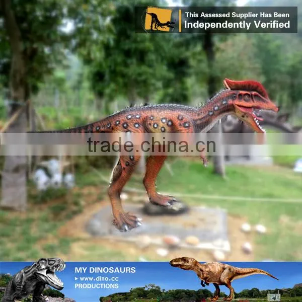 MY Dino-100% Handmade Unique Playground Decoration Fiberglass Dinosaur for Photography photo-2