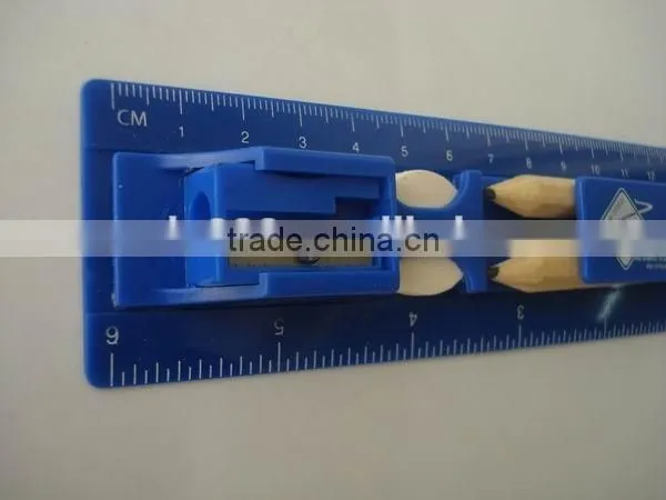 New Ideas Ruler Set/assorted Stationery Set/pencil With Sharpener With Ruler photo-3