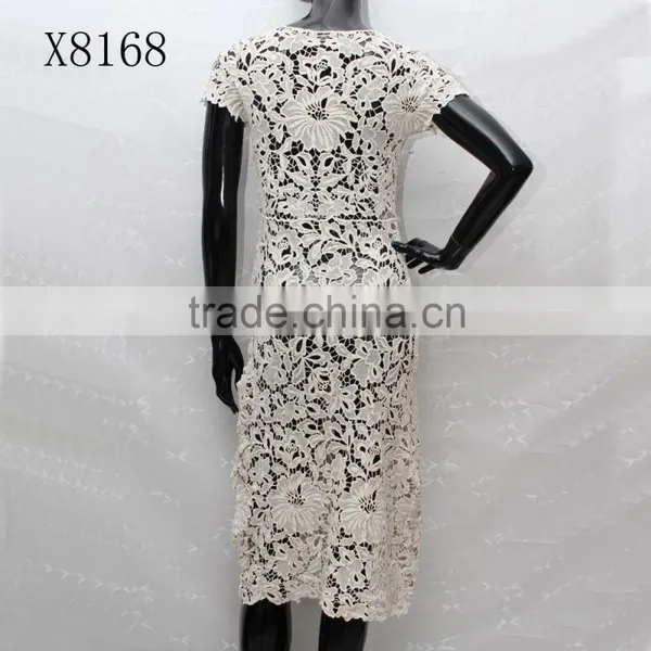 New Design Women Mini Lace Dress Sexy Plus Size Fashion Fall Dresses photo-2