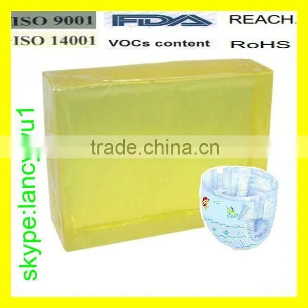Supply High Quality Hot Melt Adhesive Block for Baby Diaper