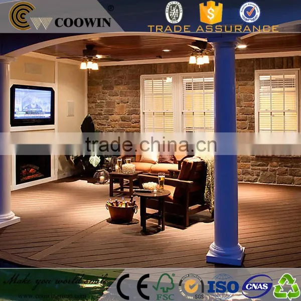 Wpc Manufacturer Feelings Garden Decoration Wood Villa Teak House Solid Composite Decking Wood Plastic Flooring photo-3