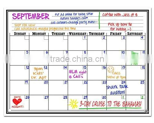 To do List Monthly Calendar Writing Dry Erase Board Magnetic photo-2