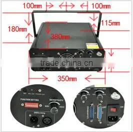 Lanling 2.5W RGB ILDA Animation Dj Laser Logo Projector photo-2