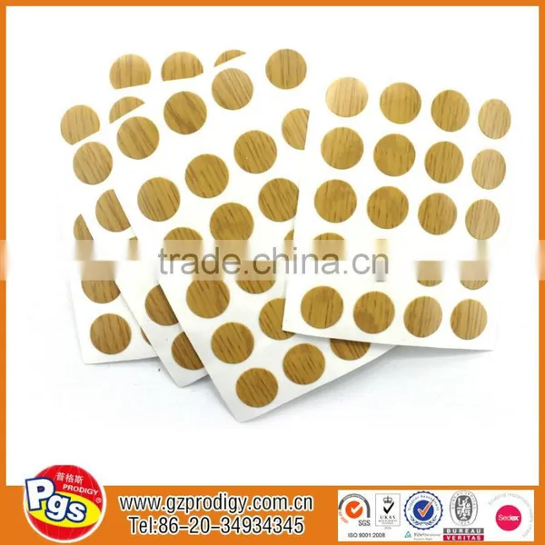 Table Screw Caps PVC Screw Cover Wooden Furniture Sticker photo-2