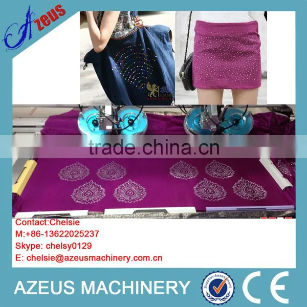 Apparel Machinery 2 Colors Full Automatic Rhinestone Machine