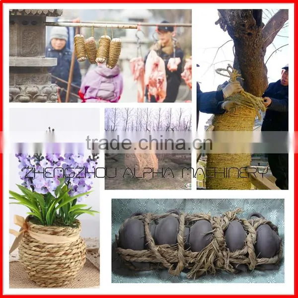 Neweek Farm Use Electric Semi-automatic Straw Rope Braiding Making Machine photo-3