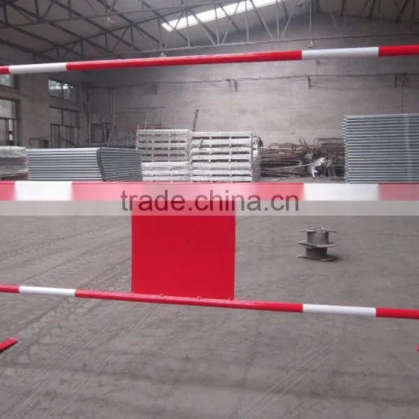 French Power Coated Steel Road Traffic Barricade Wholesale With Reflection Sticker photo-6
