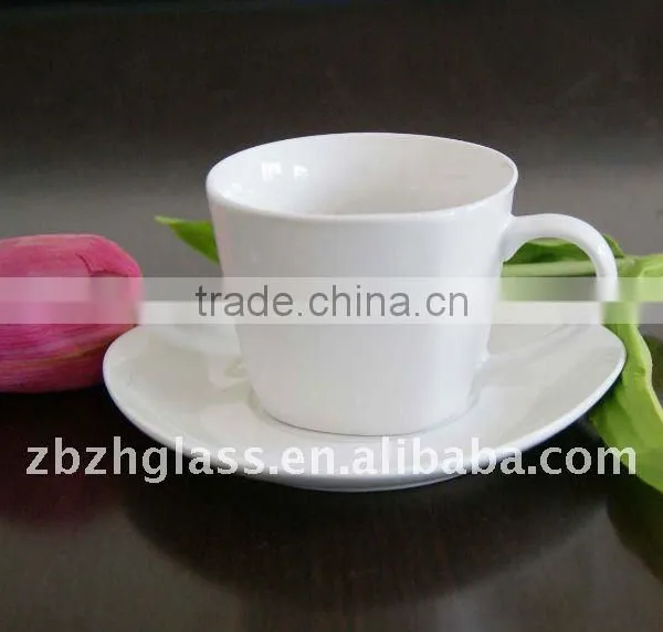 Ceramic Whiteware Coffee Cup