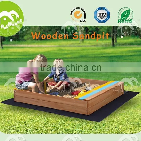 Sandbox for Children, Cheap Wooden Sandpit