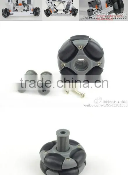 NYLON Plastic Conveyor Omni Skate Wheel 48mm Compatible Omni Wheels photo-3