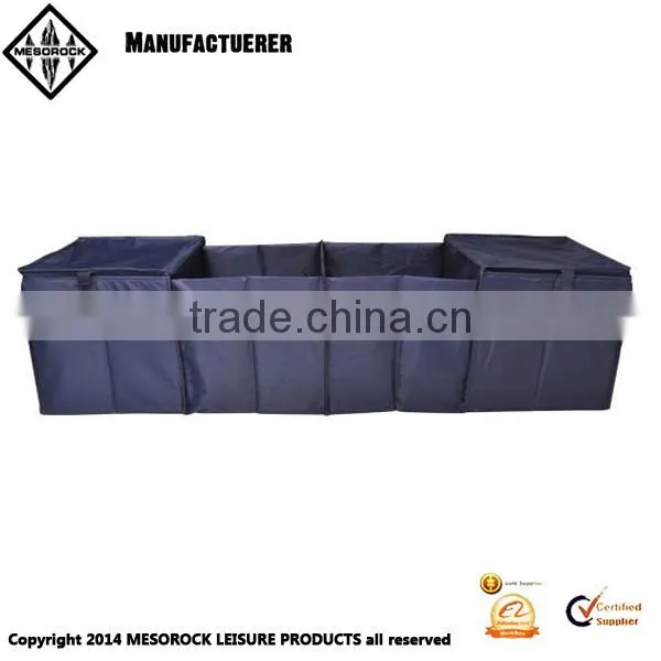 Foldable 4-Compartment Cargo Storage Box With Cooling and Insulation Trunk Organizer photo-2