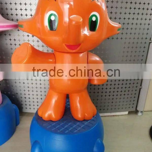 OEM Blow Molding Plastic Large Animal Figurines Elephant Craft 3D Cartoon Character photo-2