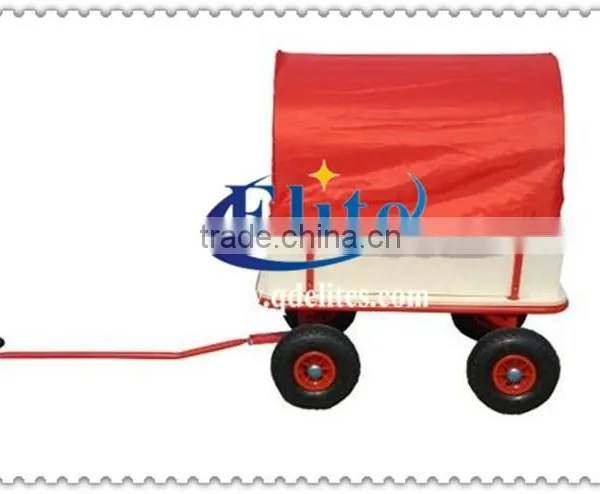Four-wheel Wheel and Tools Usage Folding Beach Wagon photo-5