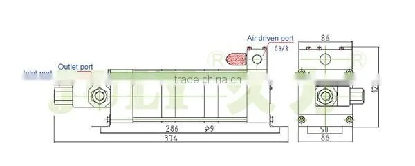 Low Prices JULY Manufactuer Custom Hydraulic Pneumatic Pump photo-3