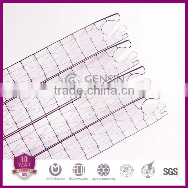 40mm Polycarbonate Sheet/ pc Plug-pattern Sheet/multiwall Polycarboante Sheet photo-3