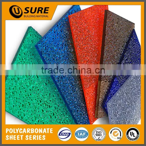 Transparent Building Material Polycarbonate Embossed Sheet photo-4