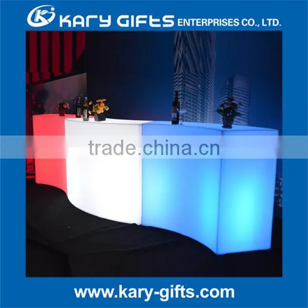 China Made Garden Furniture Hot Sale Led Plastic Cafe Dining Furniture photo-5