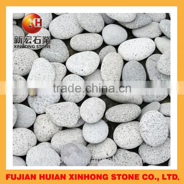 Gray Unpolished Pebble Stone,natural Pebble Stone for Indoor Deco photo-4
