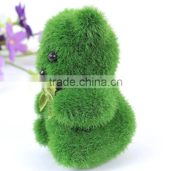 Creative Miniascape Decoration Simulation Bear Flocked Animals Toy photo-2