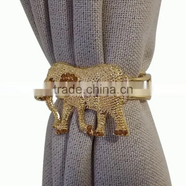 Black Animal Design Curtain Band Curtain Tie up photo-2