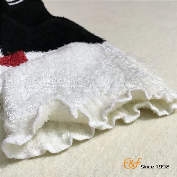 Black-white Color Long Type Elastic Haramaki Pants photo-5