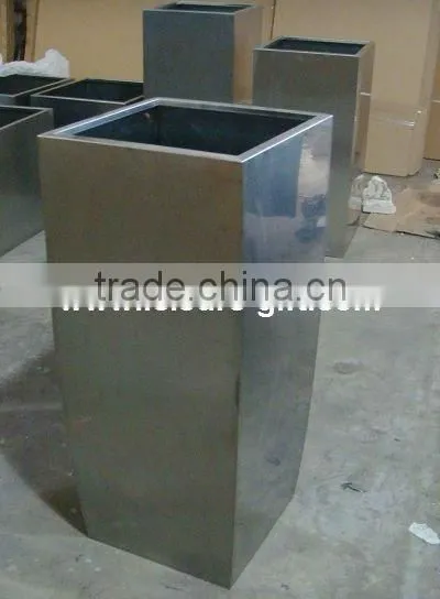 FO-9007 Square Stainless Steel Flower Pots, Home Decoration photo-3