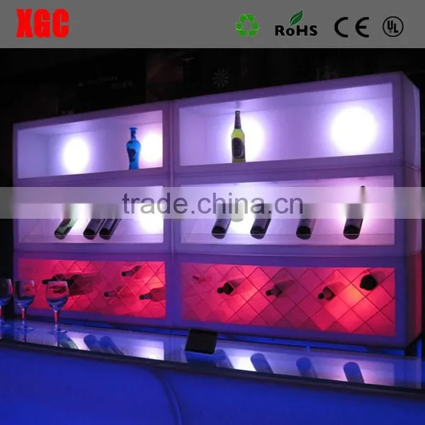 LED Water Bubble Wall Wine Cabinet ,bubble Back Bar for Home Decor photo-2