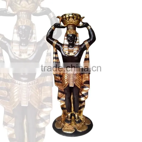 Outdoor Sculptures Antique Life Size Fiberglass Egyptian Statues for Sale photo-2