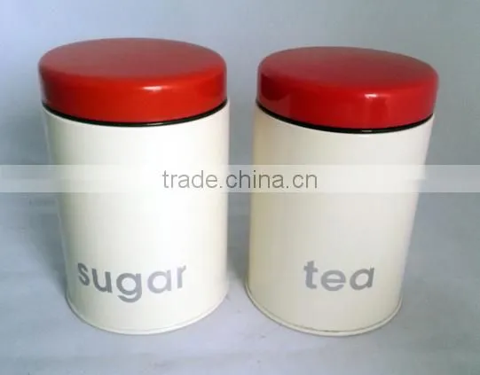 Set 3 Kithchen Tea Coffee Sugar Canisters photo-2