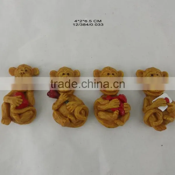 Resin Imitation Wood Effect Monkey Statues photo-6
