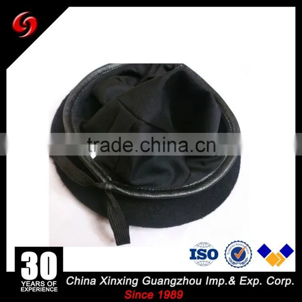 Different Types Weight Custom Design Wool Army Beret Hats Cotton Lining photo-3