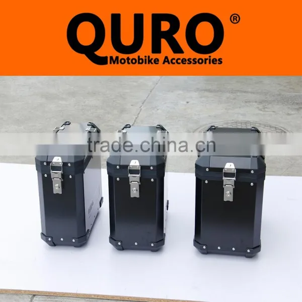 Motobike Aluminum Bag / Pannier Case 33L Motorcycle Trunk
