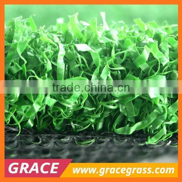 Environmetal No Sand Infill Plastic Synthetic Grass Carpet photo-3
