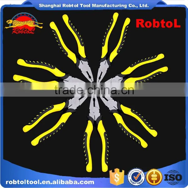 8" Germany Type Combination Plier Industrial Linemen High Leverage Wire Cable Cutting photo-5
