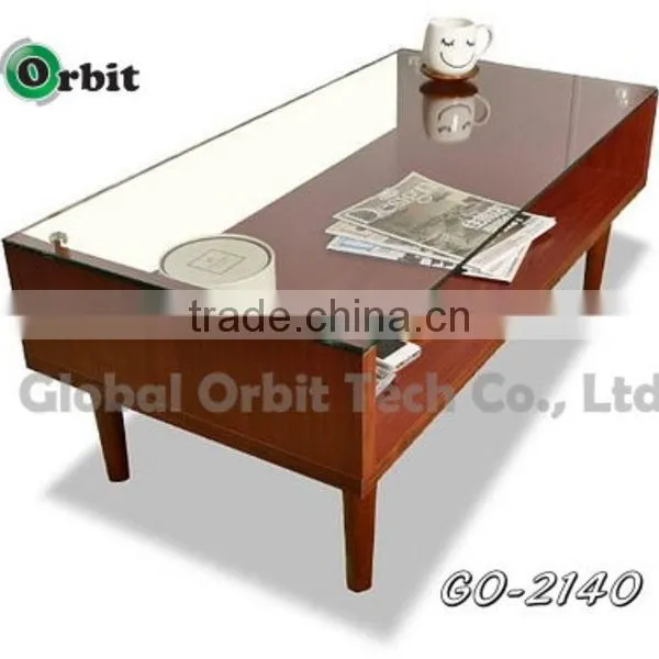 Solid Wood Coffee Table, Oval Animal Coffee Table, Tea Table photo-6