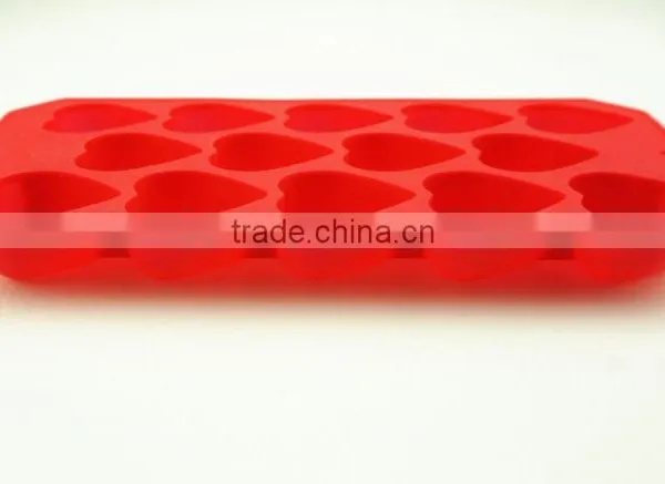 11196 14 Pcs Hearts Shape Silicone Cake Mold photo-6