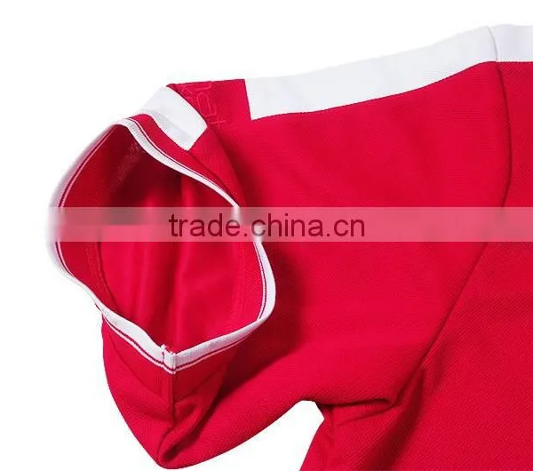High Quality Men's Cool Customized Designs and Brands Factory Plain Dyed Red Polo Shirt photo-4