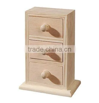 Small Sliding Drawer Cabine Wooden Furniture photo-2
