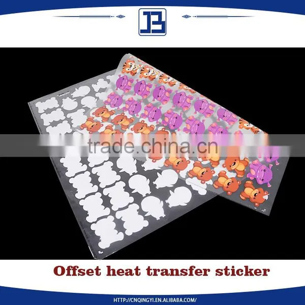 Customized Colors Heat Transfer Sticker for Offset Printing