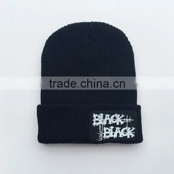 Top Quality Label Patch Beanies Winter Ski Kintted Cap photo-6