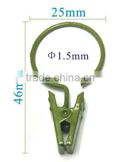 Curtain Rod Clip Rings Metal Curtain Clip