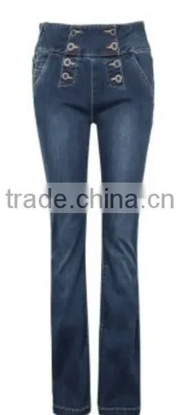 Hot Selling Woman Jeans With Denim Fabric Made In China photo-3