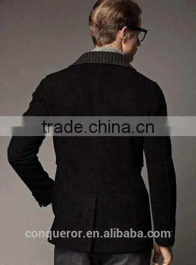 Wool High Quality Winter Warm Men Coat Made to Measure Overcoat. BCL034 photo-3